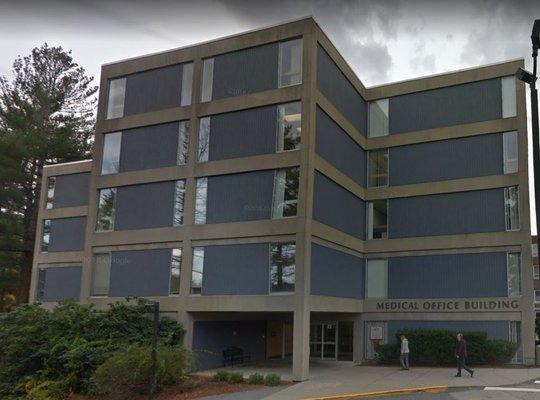 Medical Office Building at 67 Union Street (adjacent to the Leonard Morse Hospital). We located on the third floor, at the end of hallway.