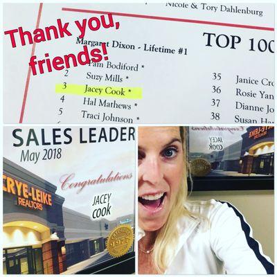 Woohoo! Another awesome month. Thank you to my clients!