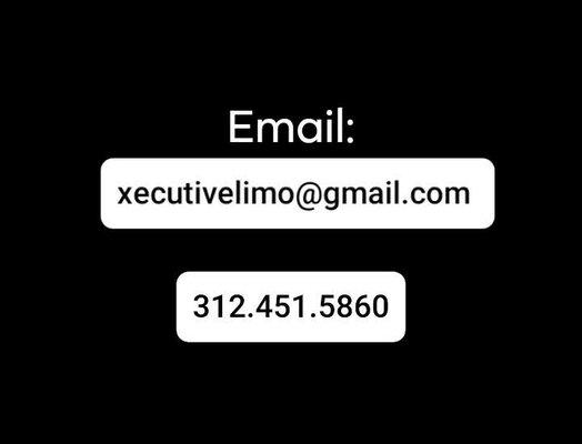 New email: xecutivelilmo@gmail.com