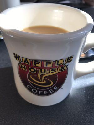 Waffle House never ending cup of coffee.