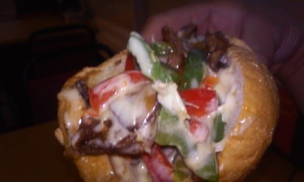 Hot Philly Cheese Steak