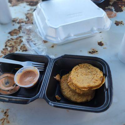 Fried green tomatoes.