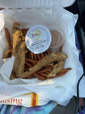 chicken tenders & sweet potato fries