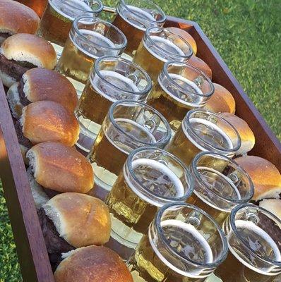 Late Night Sliders and Honolulu Beerworks IPA.