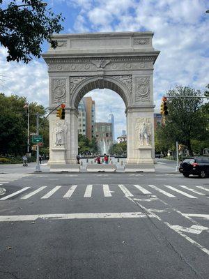 Washington square park arch