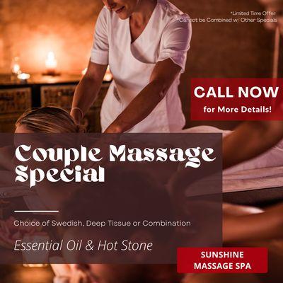 Sunshine Massage Spa
 MM40115
 Call us at 954-908-5720