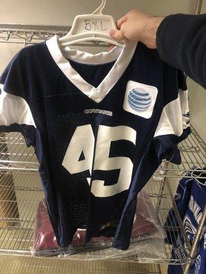 Authentic worn Dallas Cowboys practice jerseys.  $50