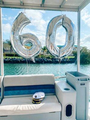 60th bday on a boat!