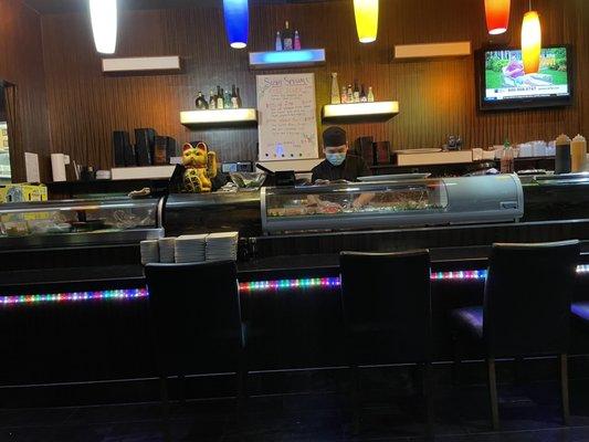 The sushi bar