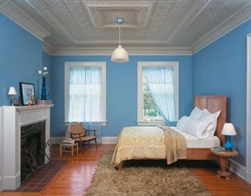 Interior House Painter Blue Bedroom