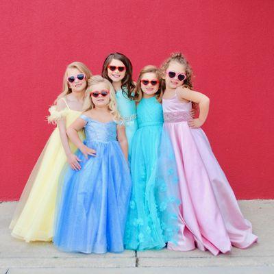 Foxy Lady Also carries Little girl Pageant dresses from sizes 6 months to youth size 14