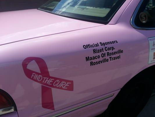 Ride for the Cure thank you Yellow Cab