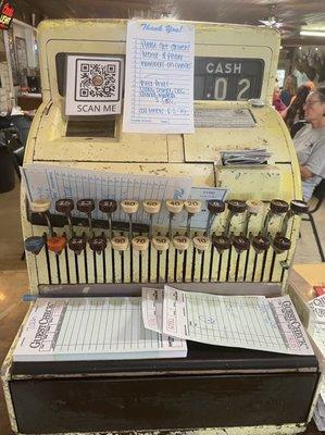 Loved the nostalgic cash register too!