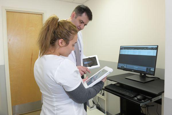 At our practice, we love using modern technologies. The digital x-ray is the most frequently used piece of equipment at Premier Podiatry.