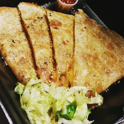 Kimchi quesadilla!