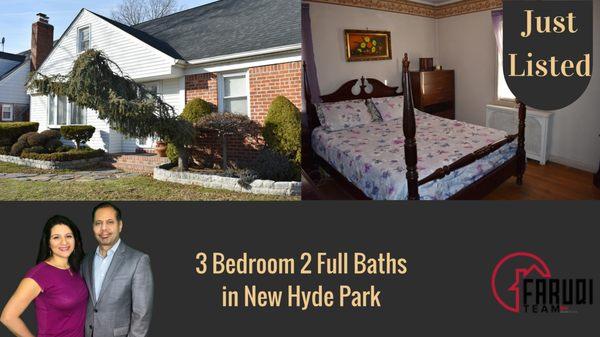 Just Listed - New Hyde Park Cape - Well Maintained New Hyde Park Home On Large Lot https://www.faruqiteam.com/property/204-aster-dr-new-hyde