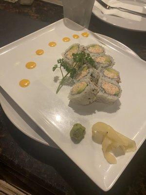 Snow crab roll