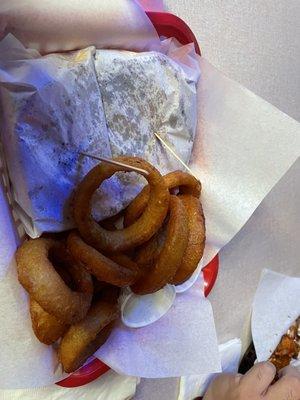 Onion rings n grilled cheese please