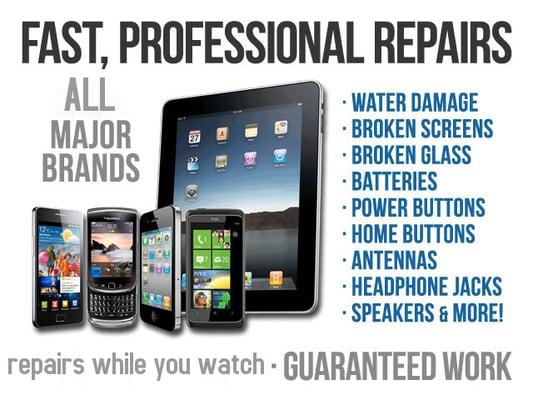 All repairs are done by a trained  professional, fast reliable work .