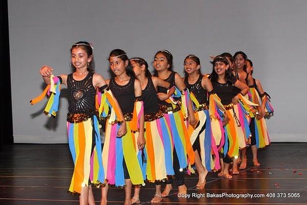 Juniors doing a bollywood dance