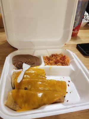 This is supposed to be enchiladas suisas with extra ranchera sauce.