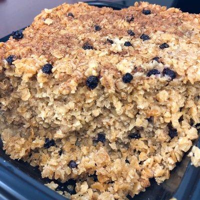 Blueberry baked oatmeal