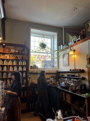 The lovely ladies of the tea shop who make the best tea and put a smile on your face