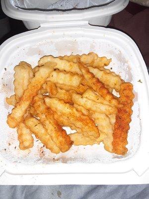 Their seasoned cold fries. Btw, I haven't eaten any yet... smh.