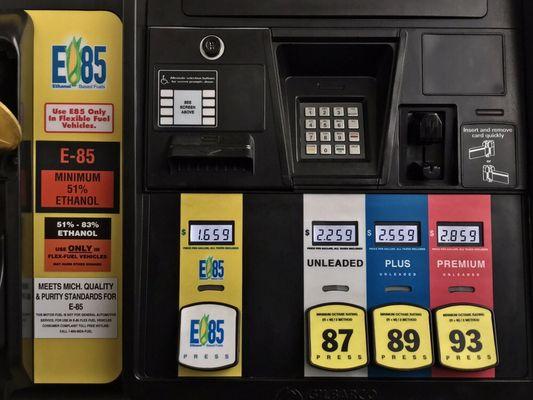 E85 price