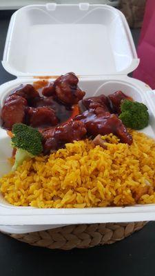 General Tso lunch special