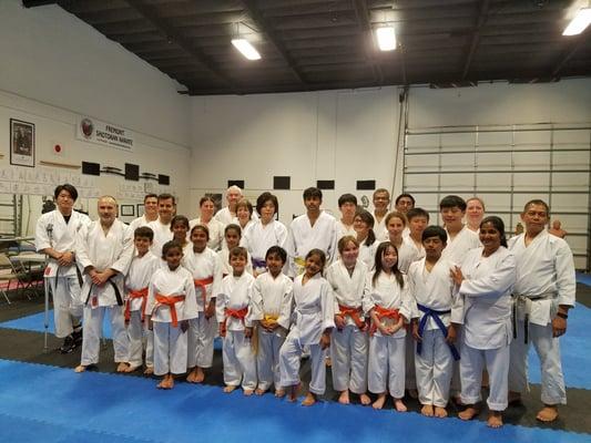 FSK students invited to test at recent belt testing - June, 2016