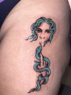 MEDUSA semicolon on hip