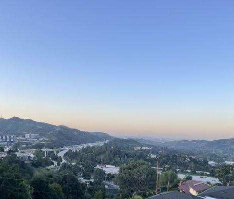 View from top parking lot