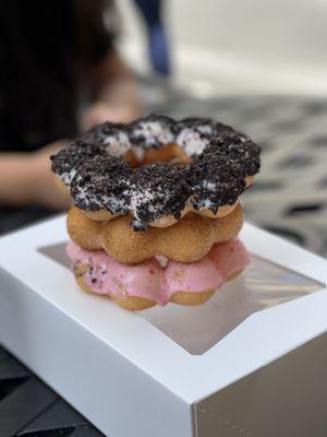 Oreo Mochi Donut Strawberry Pearl Mochi Donut Churro Mochi Donut  @dangit.all