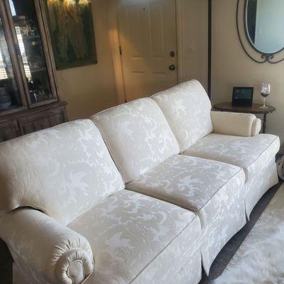 This is a Gorgeous Sofa  Thank you terri inspired resale, (& Jocelyn).