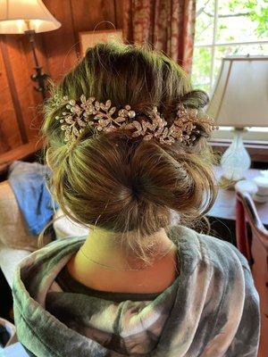 Updo - bridal accessories