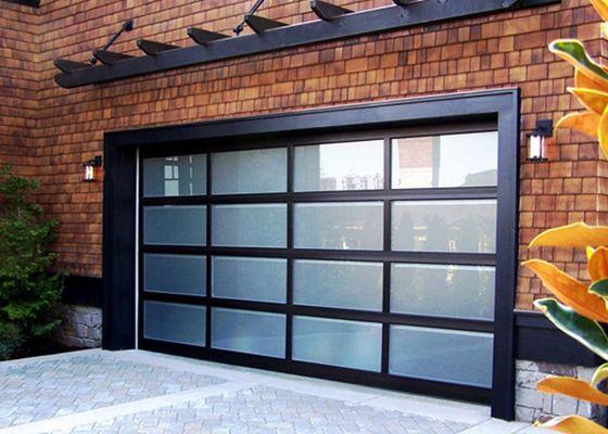 Full glass garage door