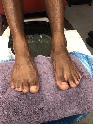 Mens Pedicure- Private Salon