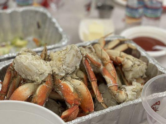 Annual Crab Feed - crab!