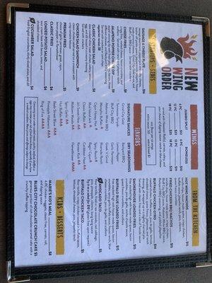 Food Menu 9-23-22