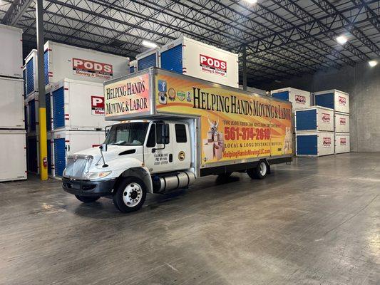 Helping Hands Moving Truck partnered with PODS