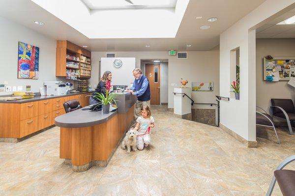 Cabrillo Pet Hospitals lobby