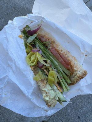 Veggie sandwich