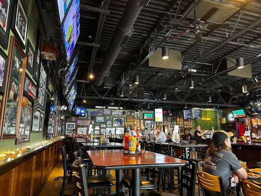 Inside the restaurant