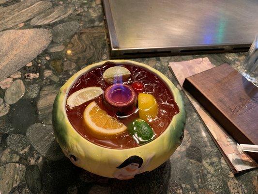 A large scorpion bowl