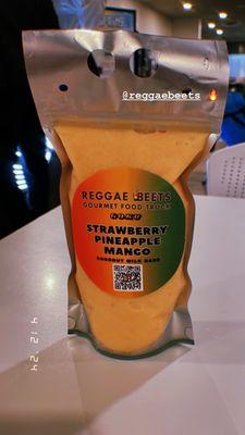 Strawberry pineapple mango smoothie