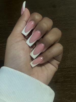 Medium full set of acrylic nails