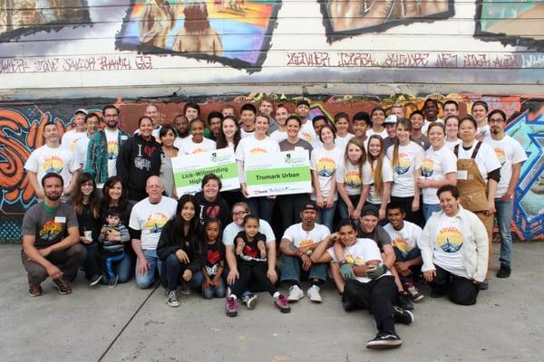 One of our volunteer teams during National Rebuilding Day 2014!