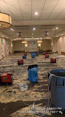 Commercial water damage sewage mitigation in the Sacramento area