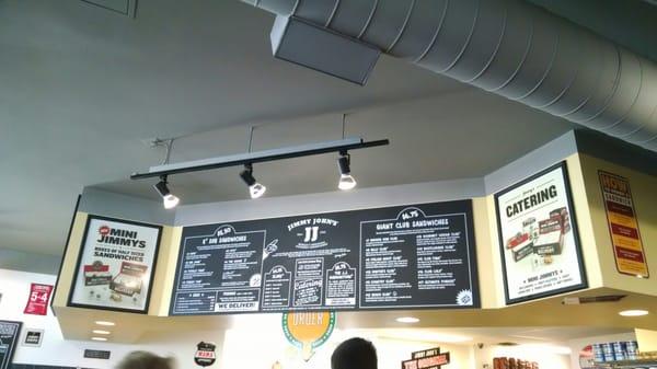 Menu board